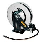 Wide hose reel for hose up to 3/8" and up to 20 m length