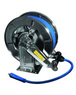 WIde hose reel in stainless steel up to 3/8" and up to 20 m length